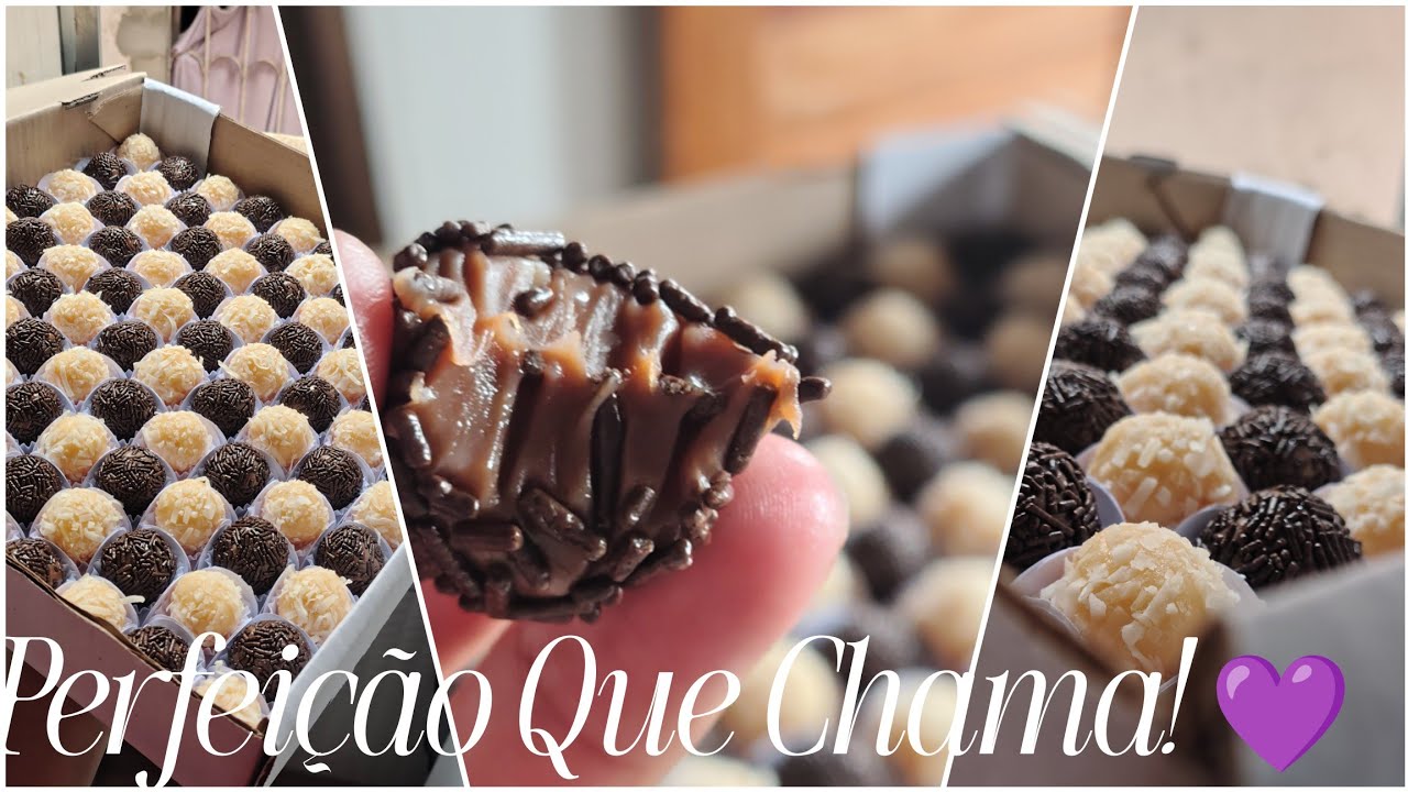 UM CENTO TRADICIONAL! Brigadeiro e Beijinho 💜