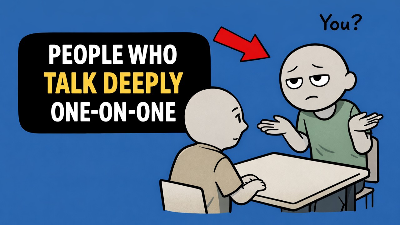 People Who Stay Quiet in Groups but Talk Deeply One-on-One
