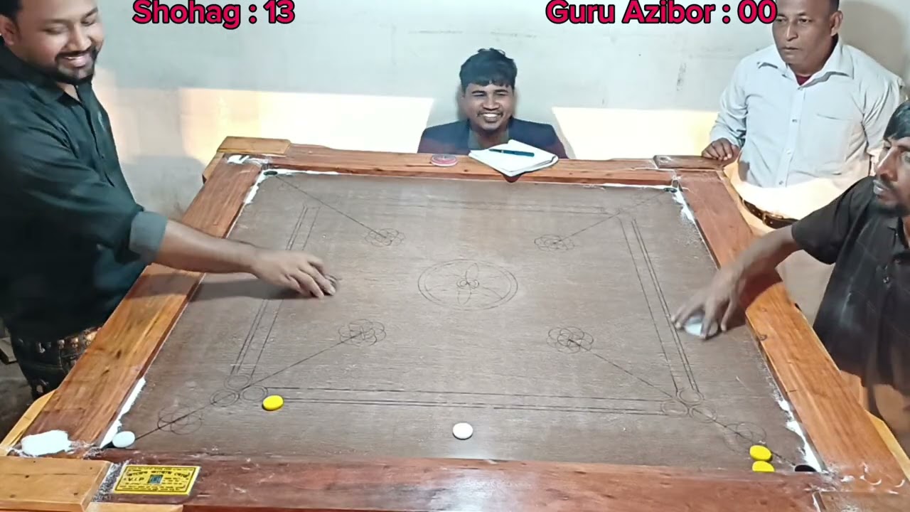 New Carrom friendship Match January 2026 Shohag VS Guru Azibor #carrom #gaming #viral 