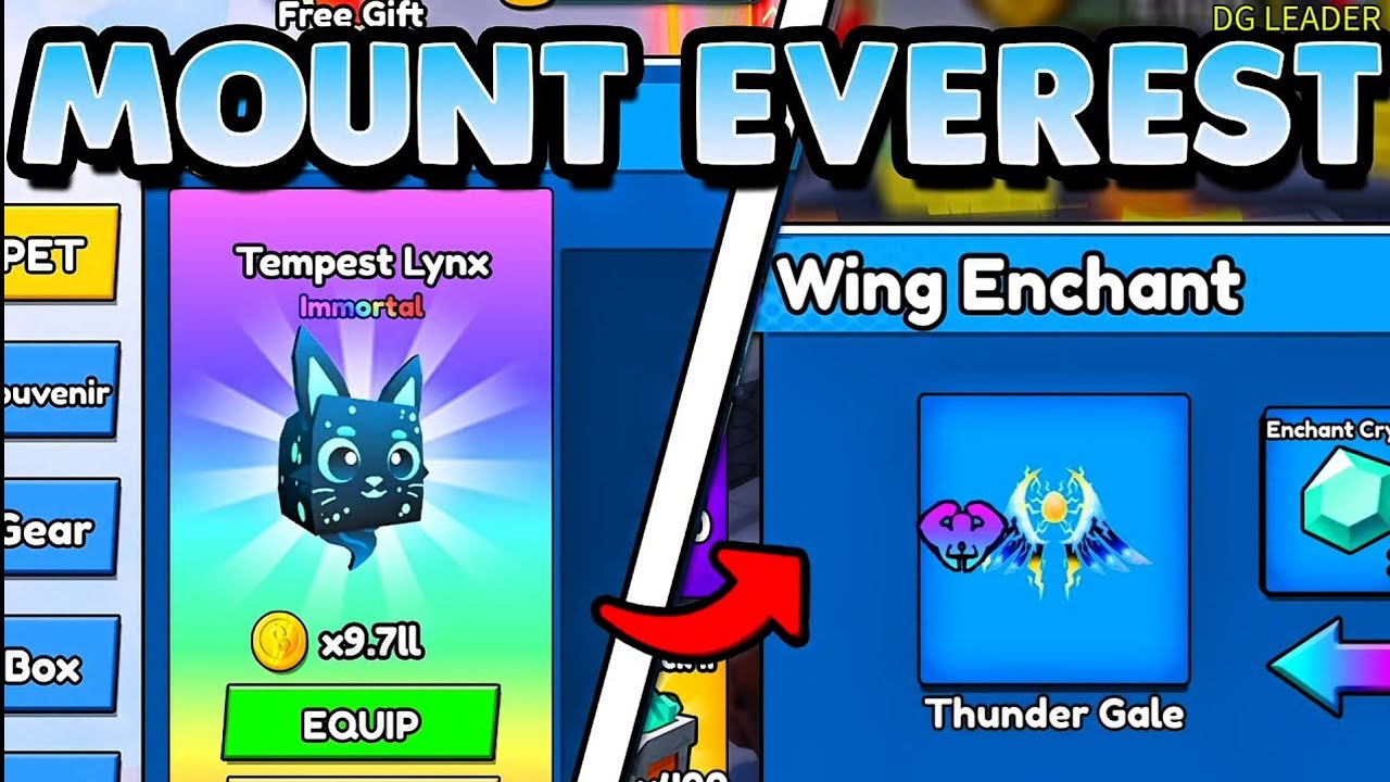 Unlocking the BEST Pet on MOUNT EVEREST in Climb and Jump Tower! DG LEADER