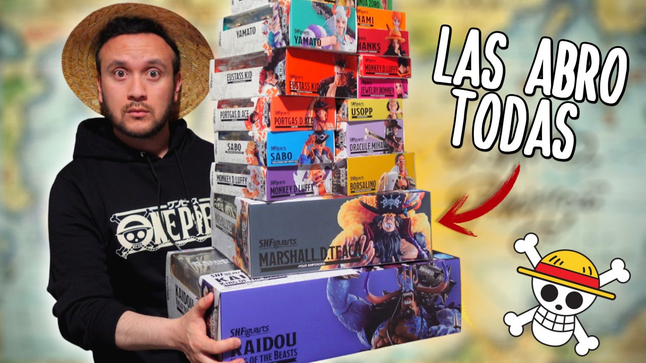 ¡SAQUÉ TODA MI COLECCIÓN DE ONE PIECE DE SUS CAJAS!