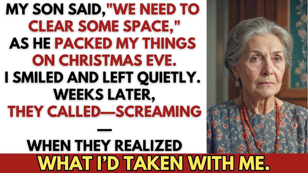 My Son Packed My Things on Christmas Eve Without Warning… But the Call I Received Afterwards…