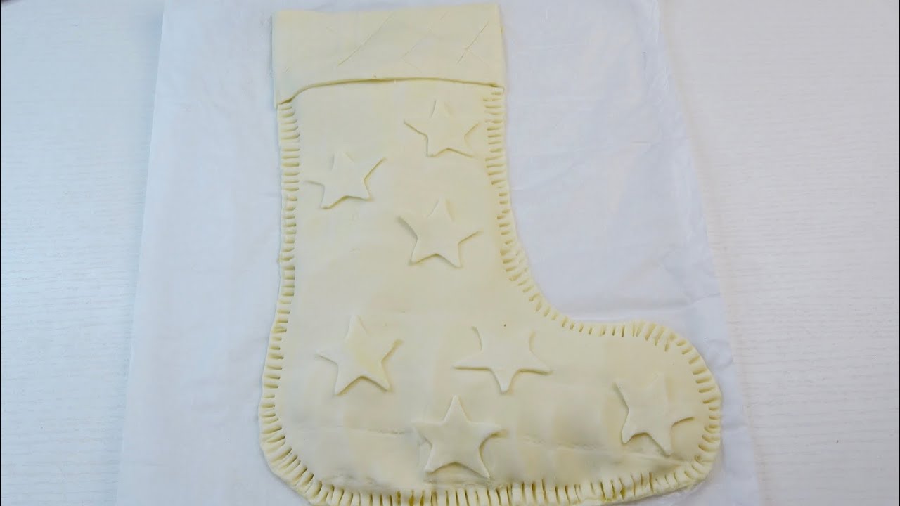 Pasta Sfoglia ripiena. Dolce VELOCISSIMO dell’Epifania.  CALZA DELLA BEFANA di Pasta Sfoglia