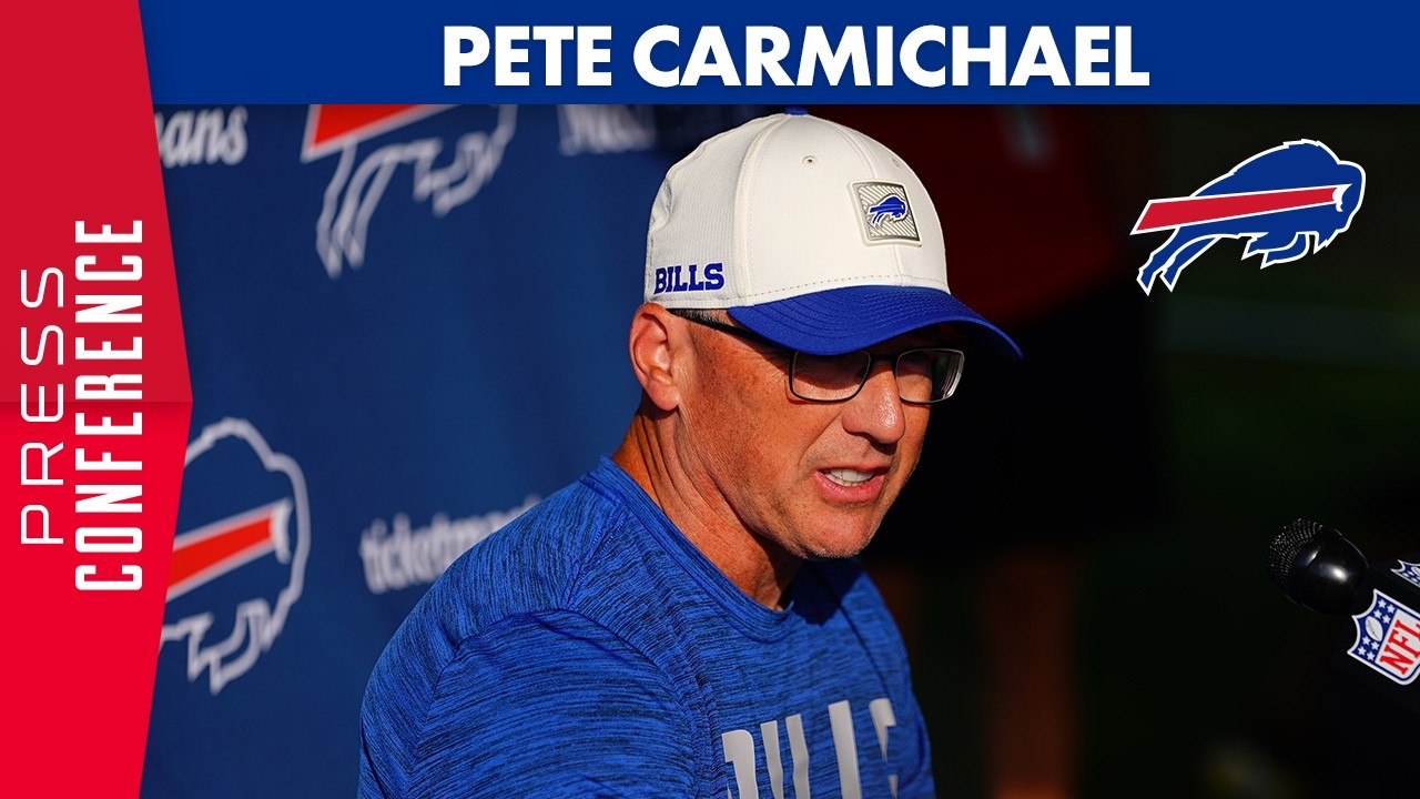 Pete Carmichael Speaks To The Media | Buffalo Bills