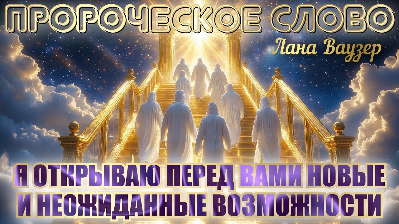ПРОРОЧЕСКОЕ СЛОВО: Я ОТКРЫВАЮ ПЕРЕД ВАМИ НОВЫЕ И НЕОЖИДАННЫЕ ВОЗМОЖНОСТИ… Лана Ваузер