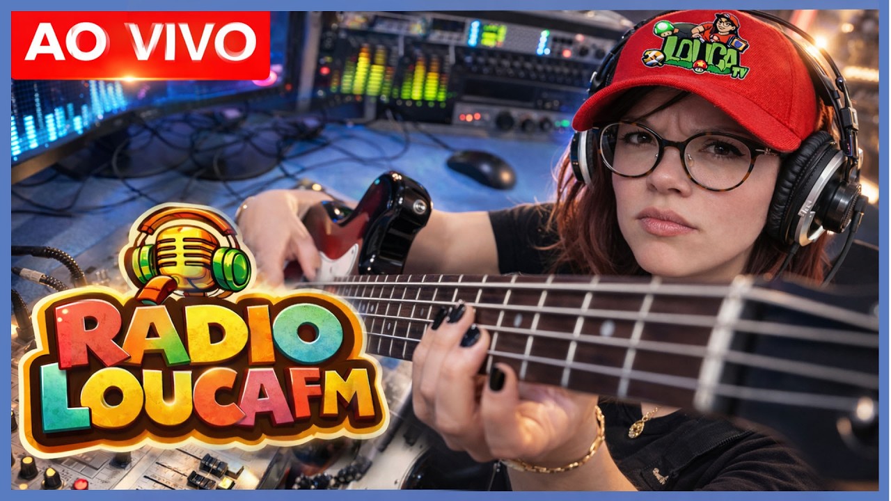 RADIO LOUCA FM #8 -  BATE PAPO - MÚSICAS - DIVERSÃO!!! #600subs #retrogaming #musicgame #loucatvgame