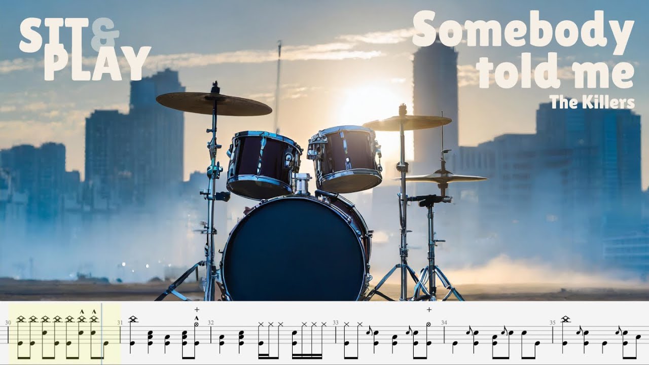 Somebody Told Me  - The Killers - Drum Cover + Tabs
