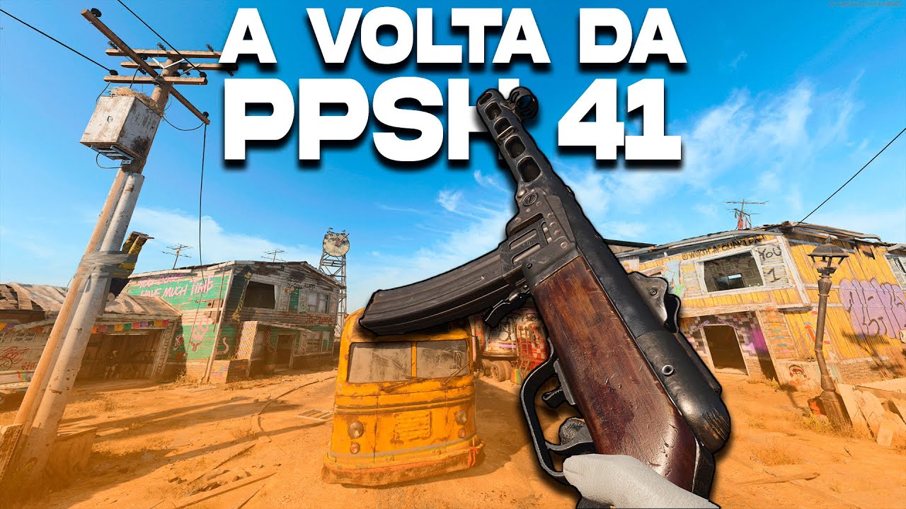 A NOVA SMG PPSH 41 simplesmente DERRETE! - CoD Cold War