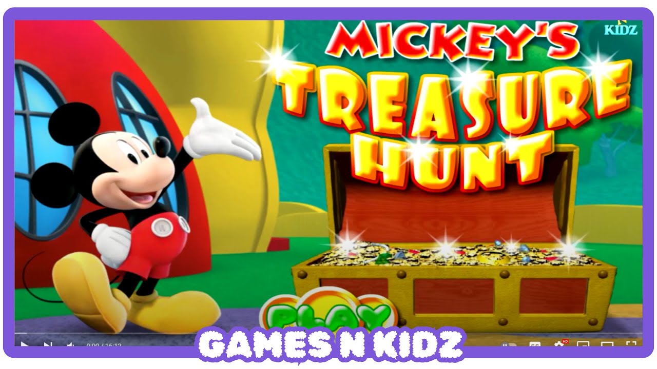 Mickey Mouse: Treasure Hunt -  Colors, Shapes & Numbers Games- Disney Junior Game For Kids