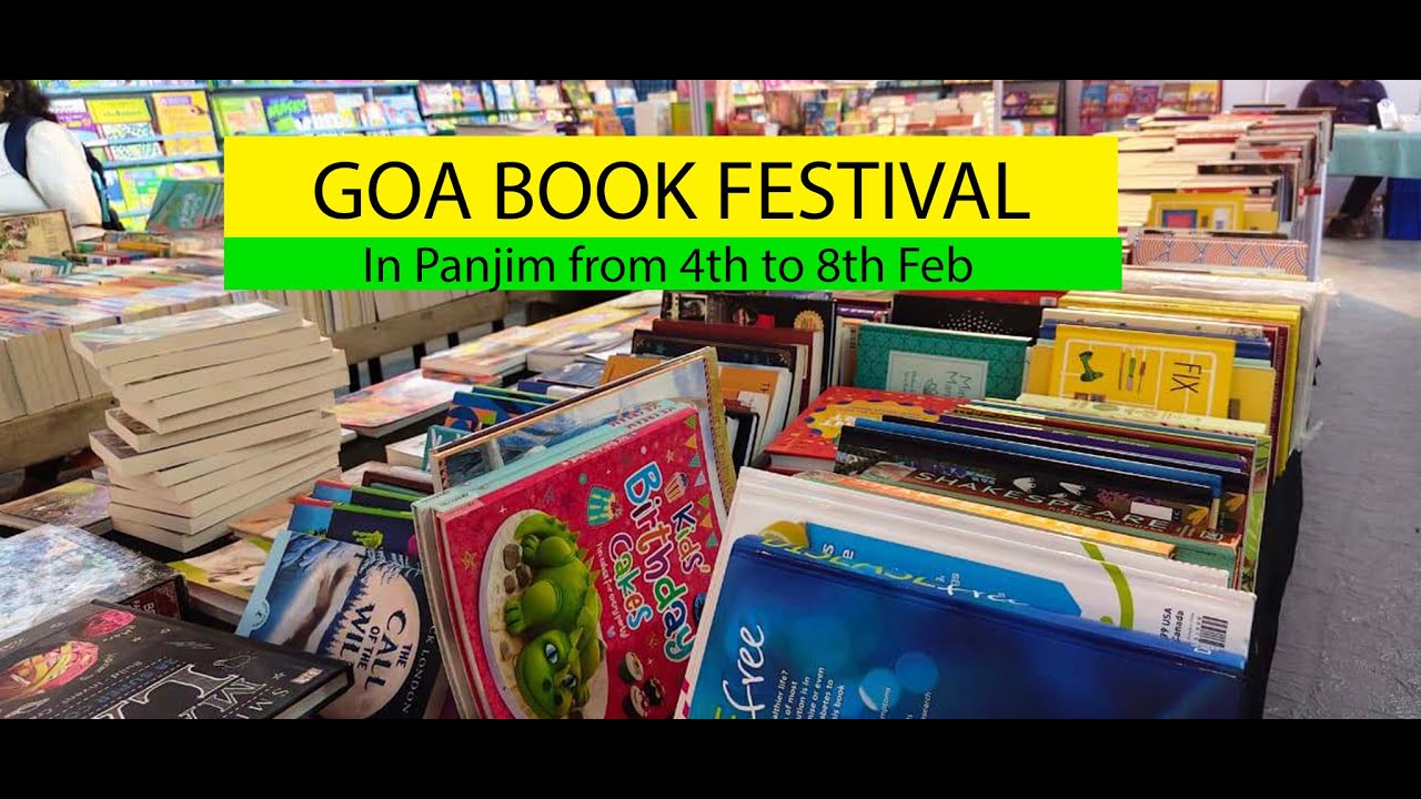 Watch Goa book festival in Panjim from 4th to 8th February 2026 from 9 am to 9 pm