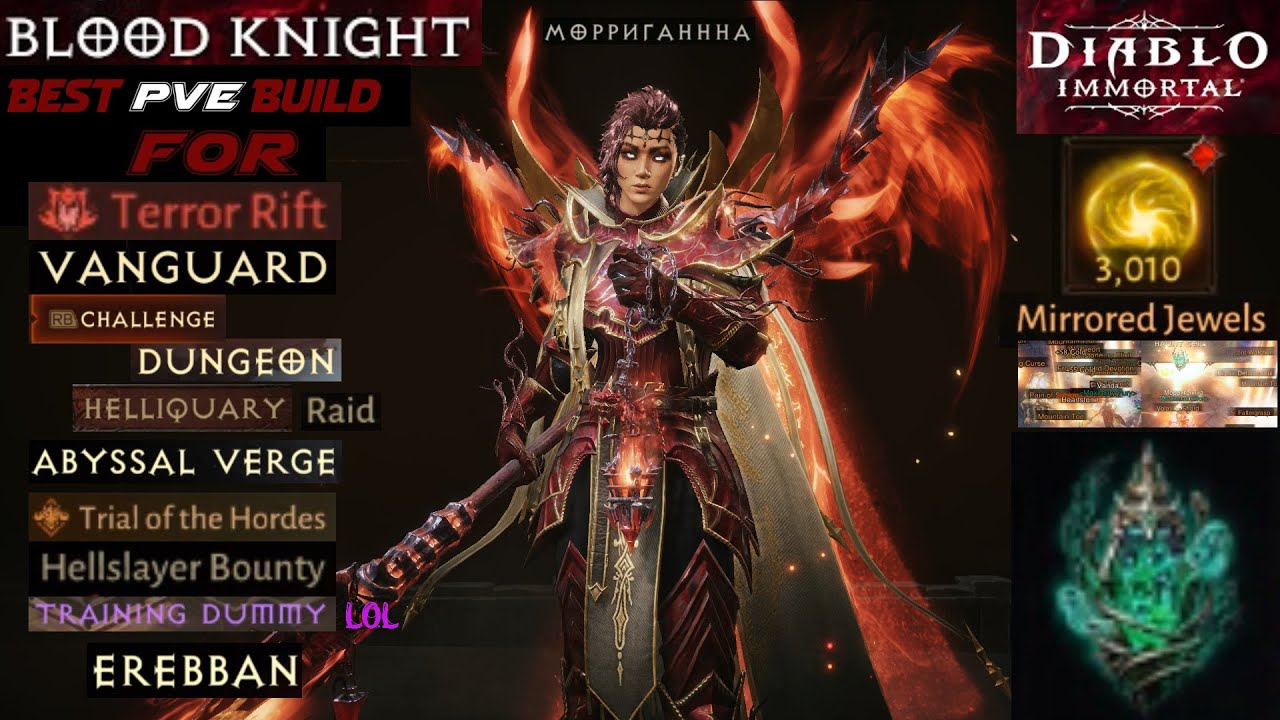 Best BK PvE build for: Vang, TR, CD, HSB, Hlq, ToH, Erb |MIRRORED JEWELS| 3K RESO as F2P | Diablo I.