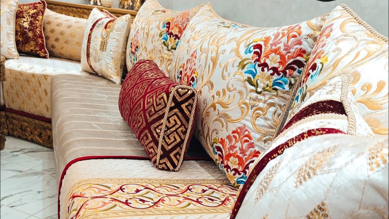 صووولد خطير في حزيمات المطروز 🚨🚨🚨 فرشي صالونك باقل ثمن 