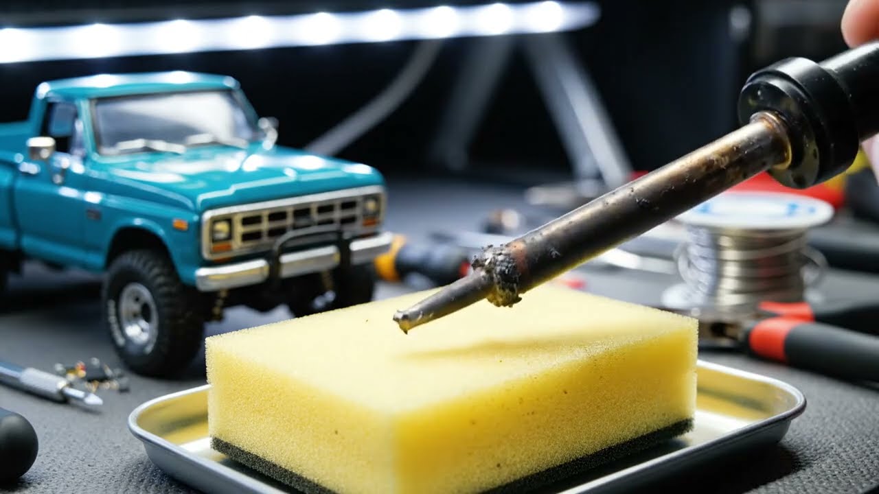 RC Car Repair (ASMR): Restoring a very old, broken miniature remote-controlled truck@ProjectRusted