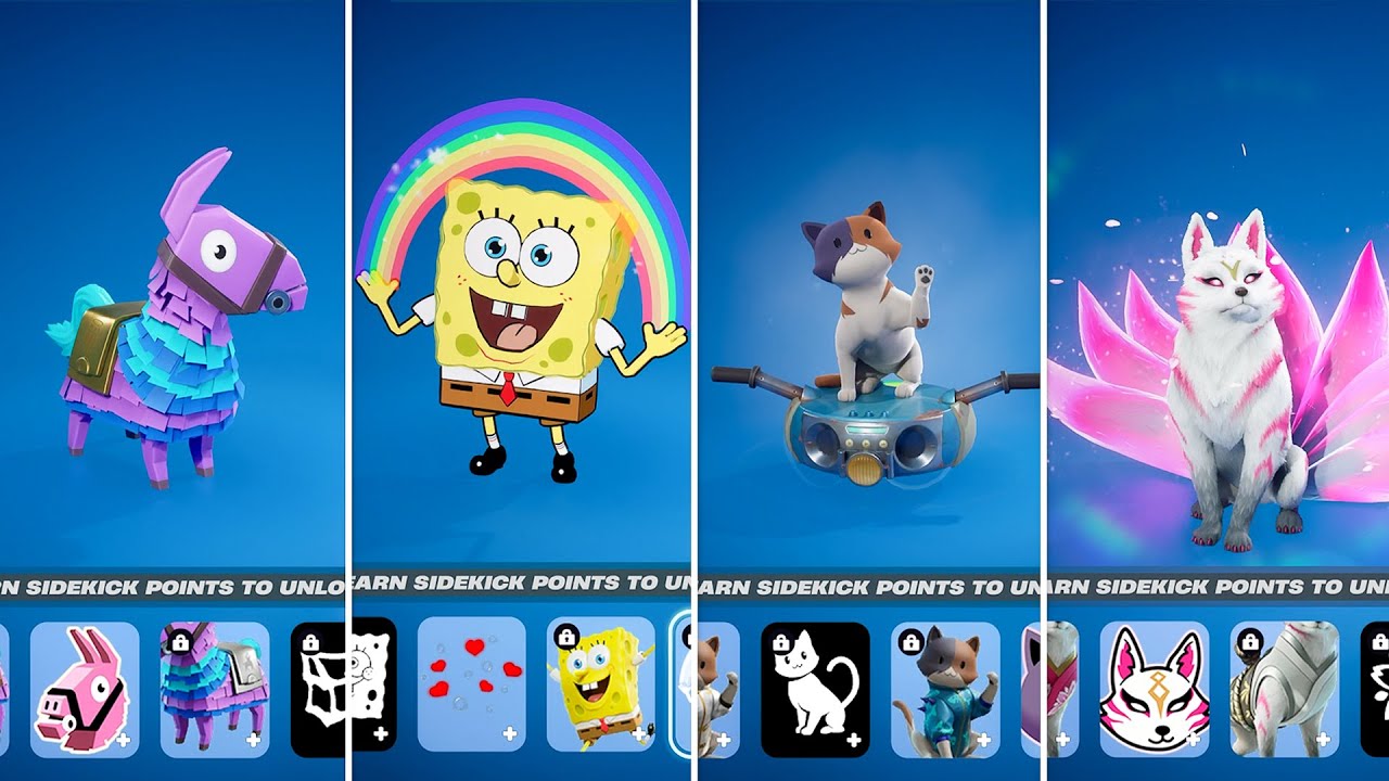 All New Sidekicks/Pets Showcase! Fortnite