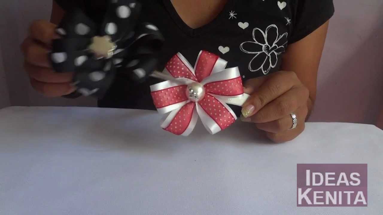 Flor de tela para diadema, pasador o prendedor