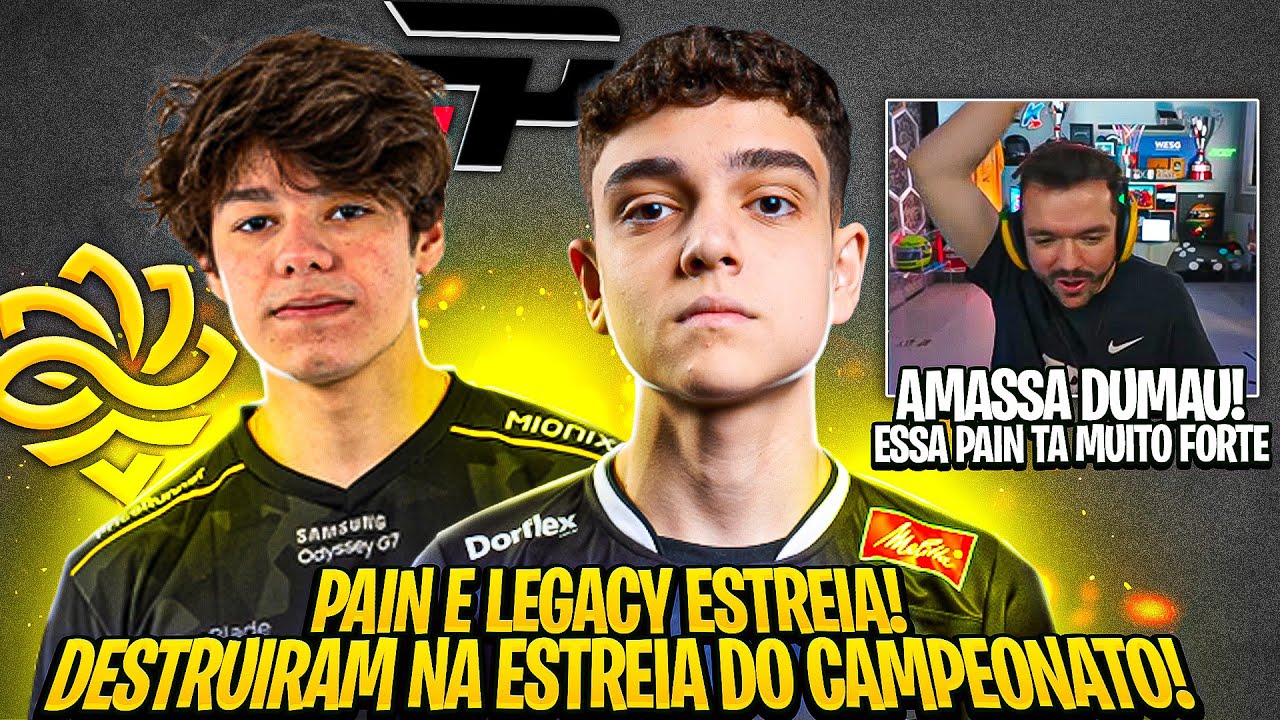 PAIN e LEGACY ESTREIAM na PGL BUCHAREST e GAULES vai a LOUCURA COM O NIVEL! Pain x GM e Legacy x TL