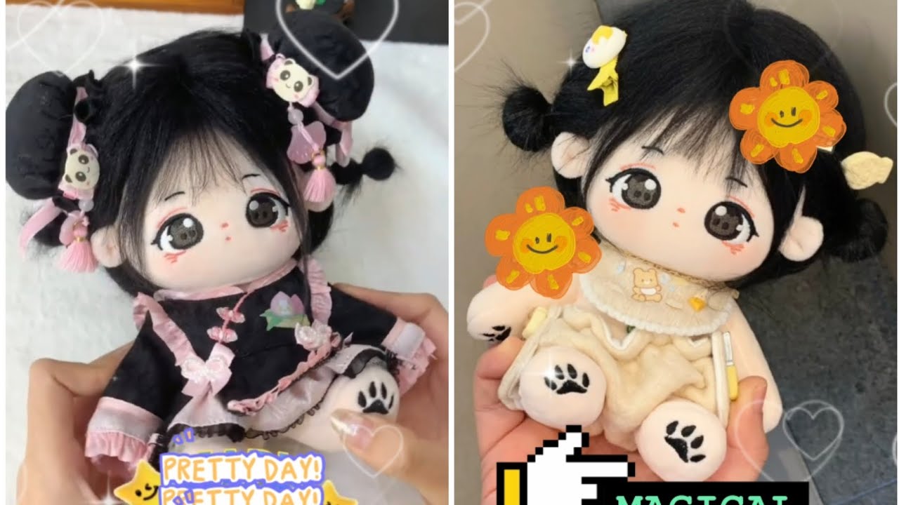 Uni Plush Doll presents 20cm Cotton Doll unboxing with magical transformation. ✨🎁