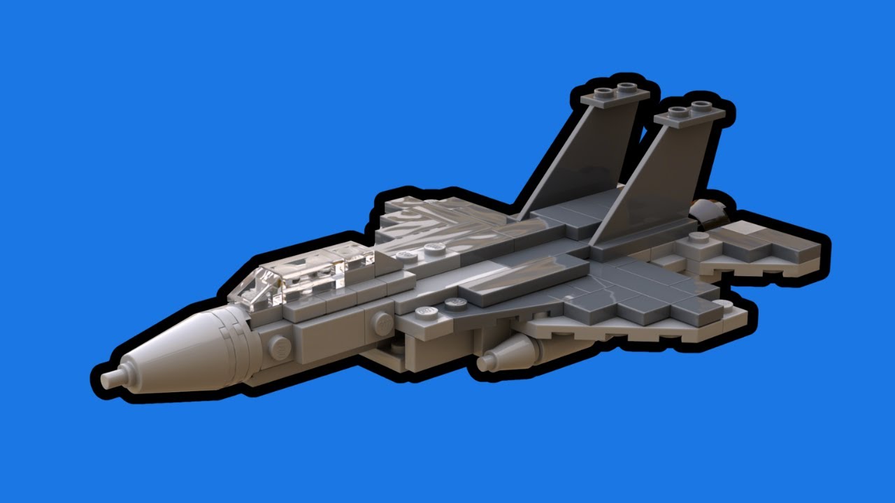 LEGO McDonnell Douglas F-15 Jet Fighter MOC