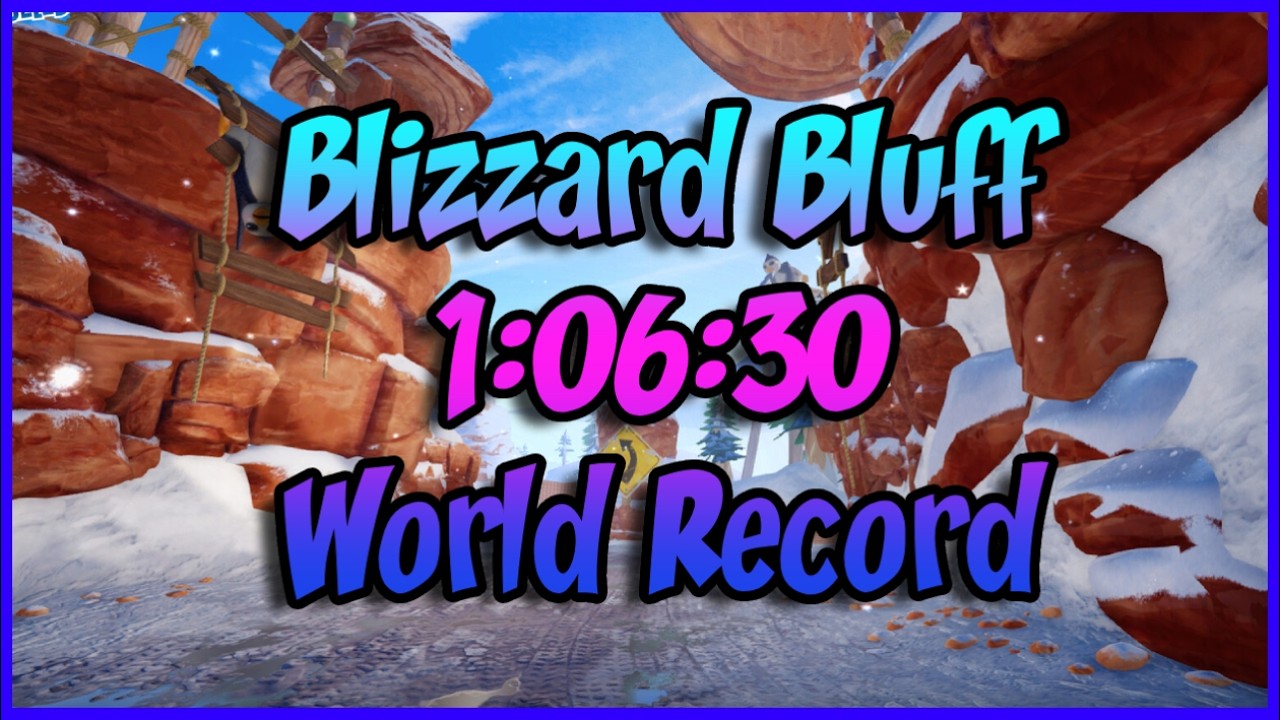[World Record] Blizzard Bluff - 1:06:30 - Crash Team Racing: Nitro-Fueled