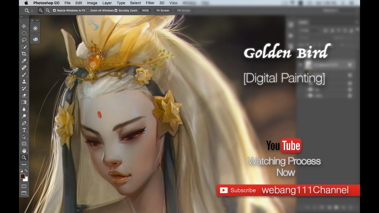 Golden Bird [3rd][Digital Painting]