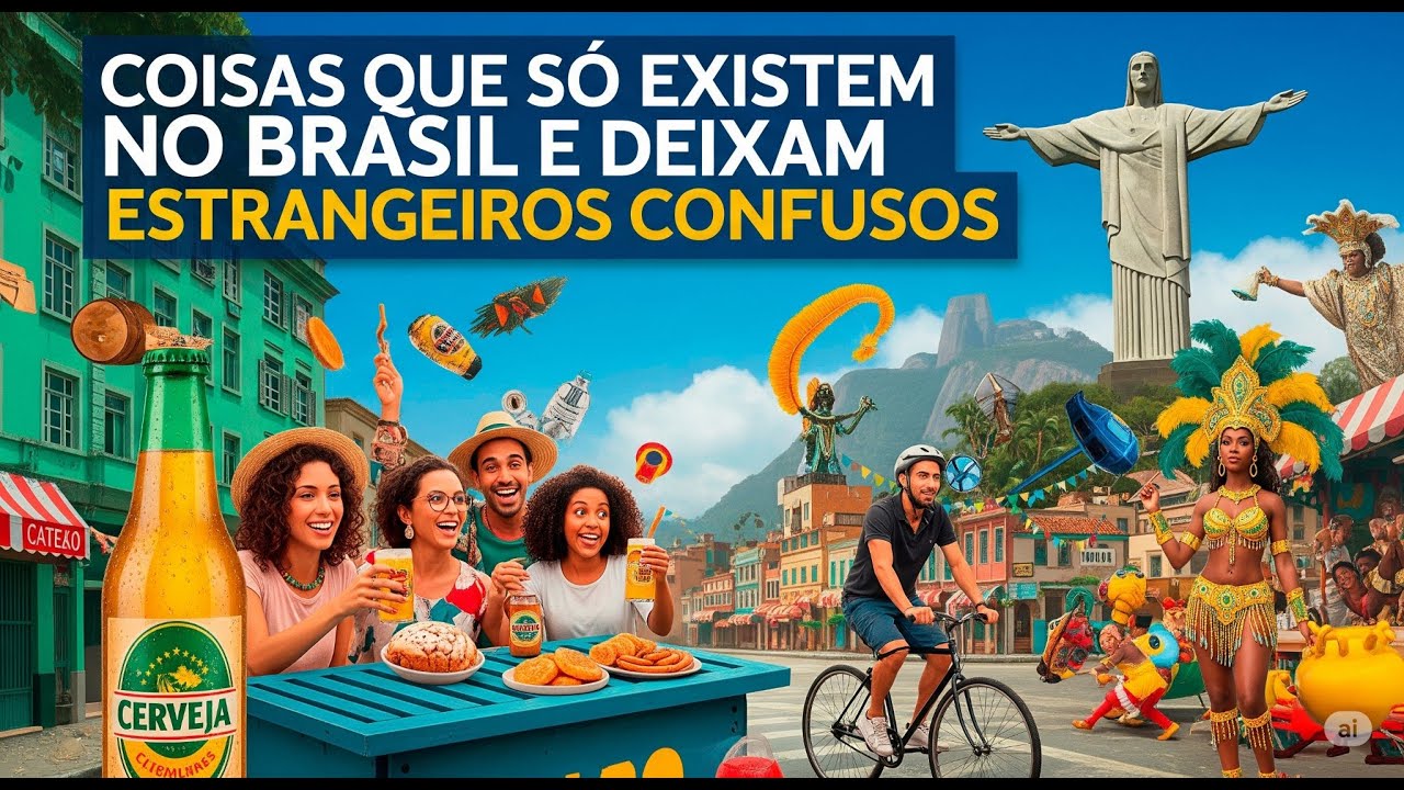 🔴 Coisas Que S&oacute; Existem no Brasil e Deixam os Gringos CHOCADOS!