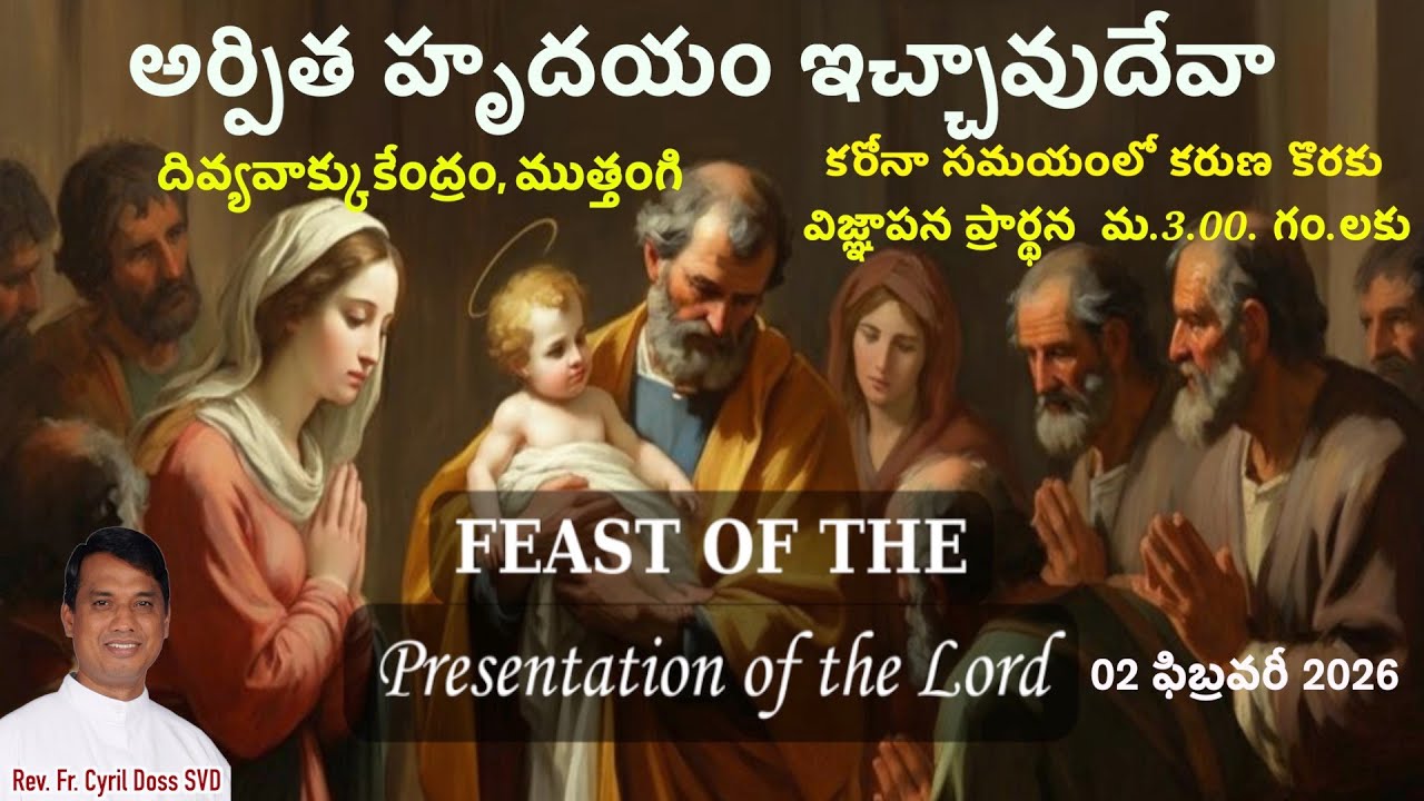 Divine Mercy Intercession | Fr. Cyril Doss SVD | Divine Word Centre,Muthangi  | 02-02-2026 | .mov
