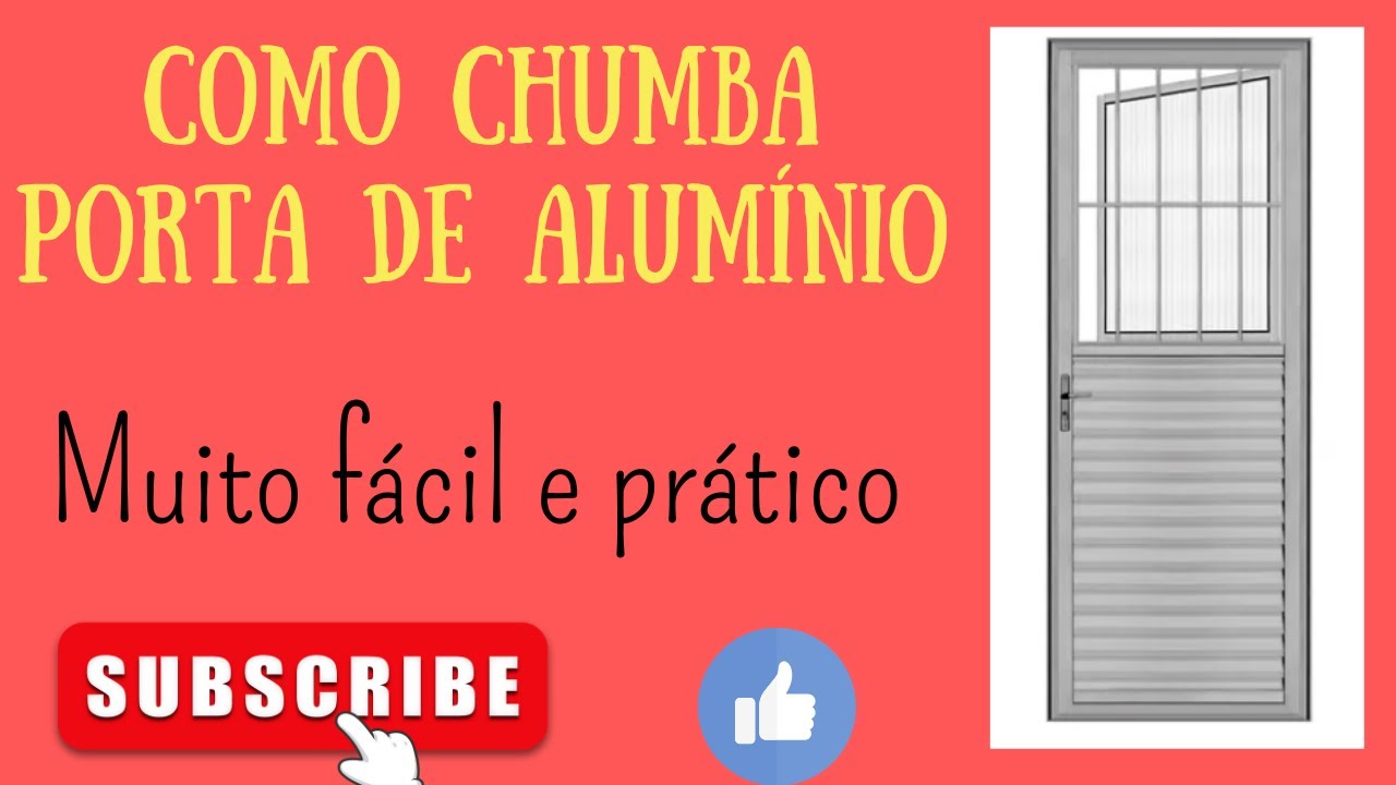 COMO COLOCAR PORTA DE ALUMÍNIO!!!