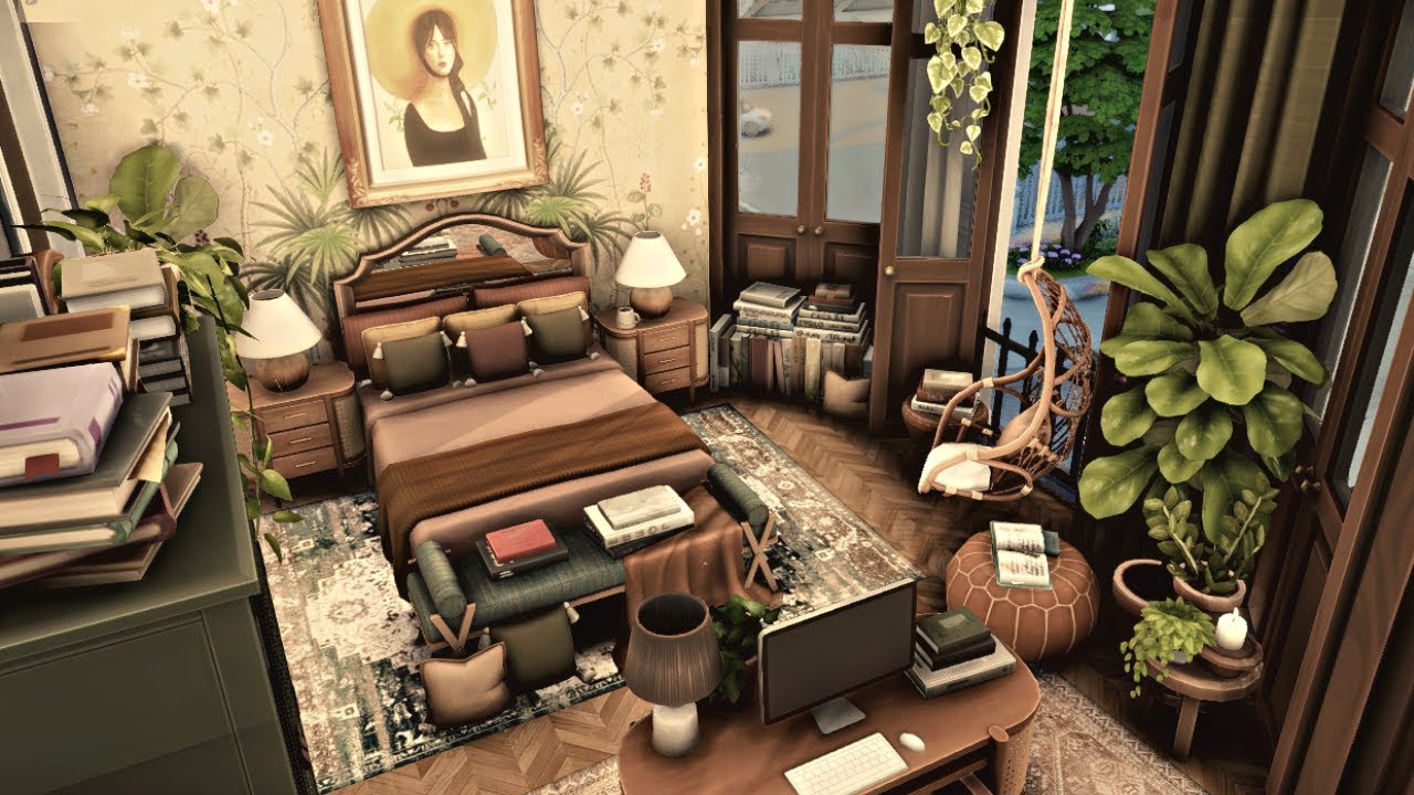 writer's apartment | The Sims 4: apartment renovation | speed build
