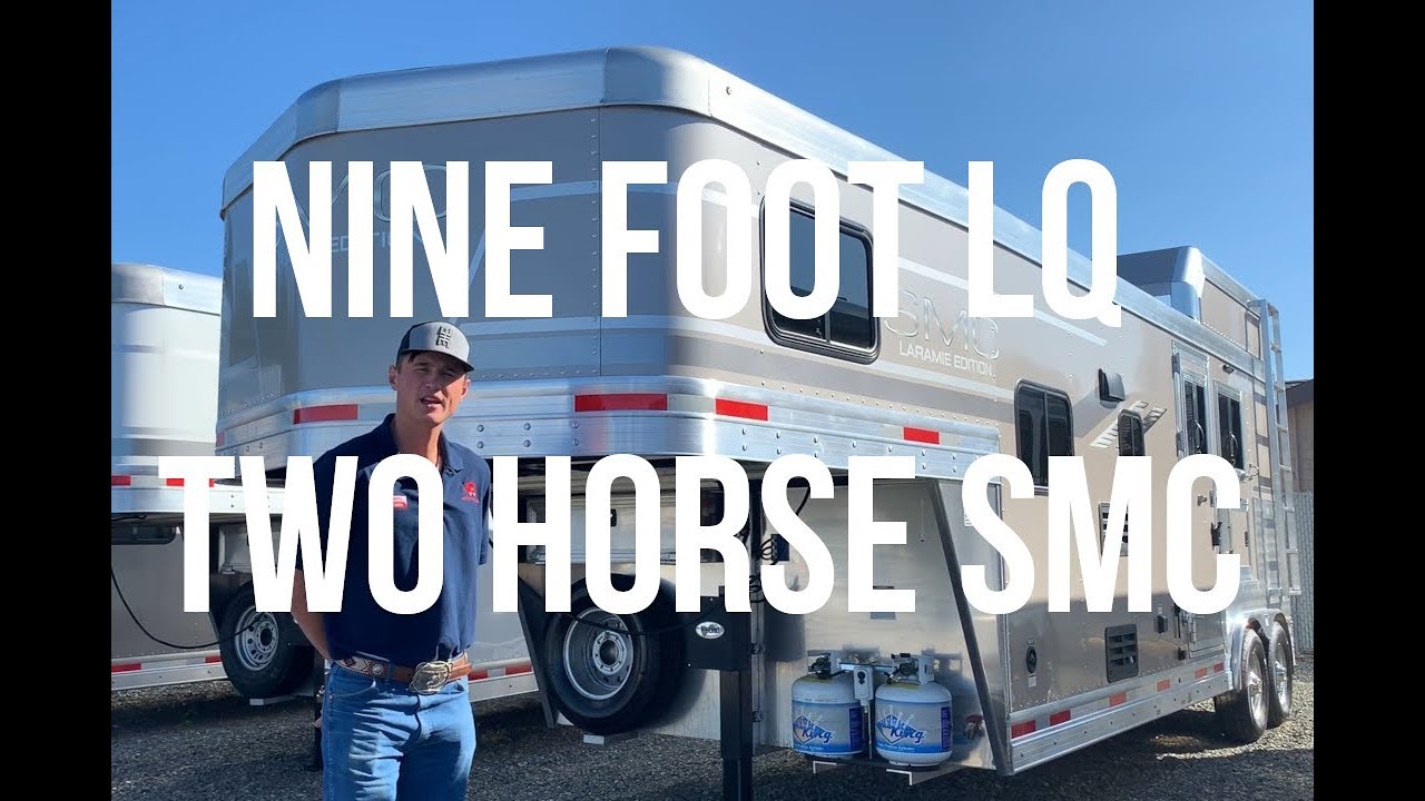 SMC Trailers 2 Horse Trailer w/9 Foot Living Quarters