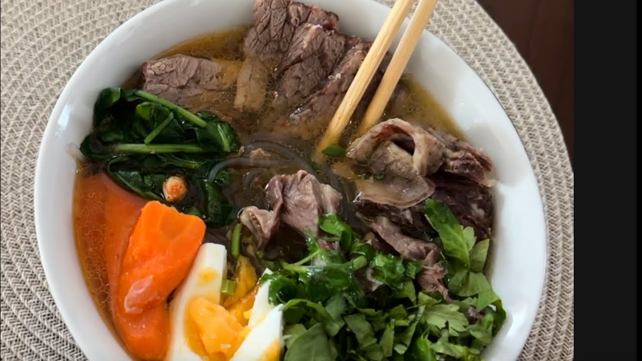 Ооочень вкусная рисовая лапша по Ляньчжоуски