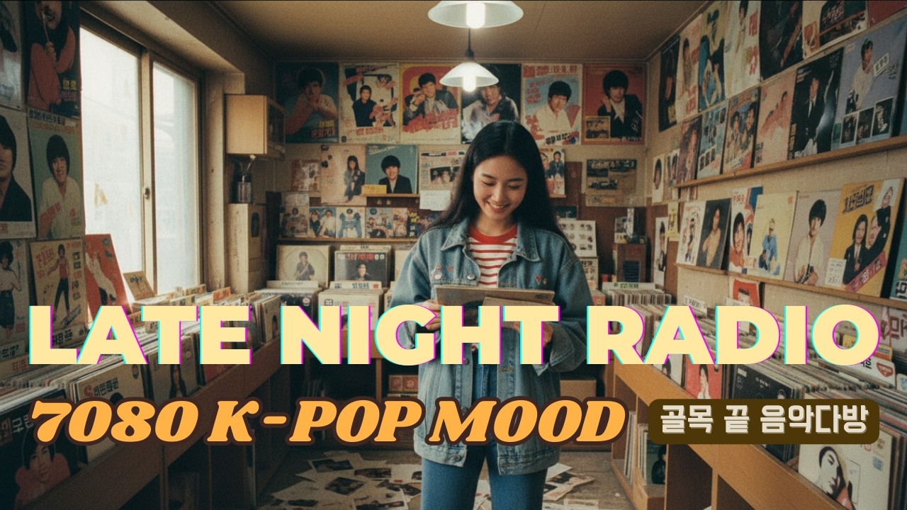 7080 K-POP Late Night Radio 📻｜Vol. 06｜청청패션 · Denim on Denim