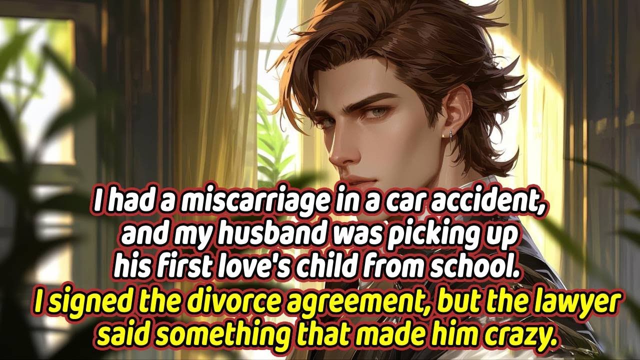 Post-crash wife divorces husband fetching ex's child via lawyer's rage-inducing revelation.