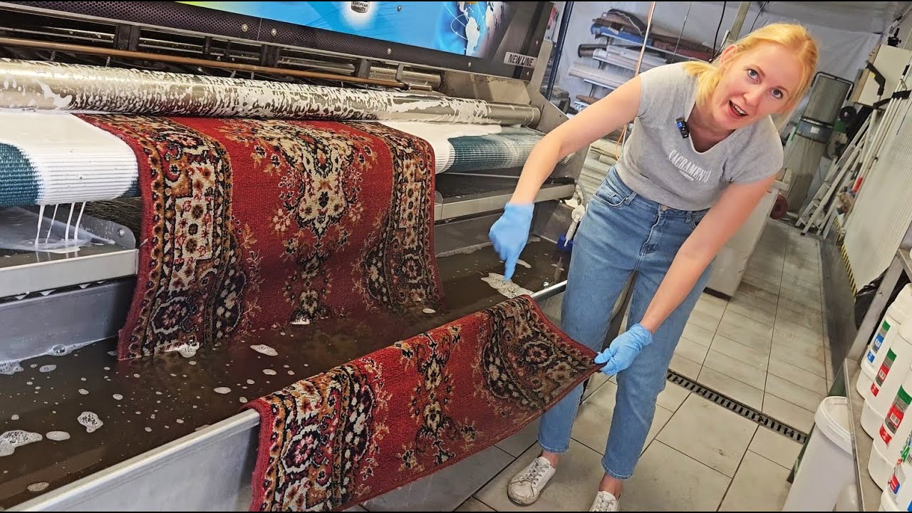 КОНЕЦ БЫЛ САМЫМ ГРЯЗНЫМ! СТИРКА 16-МЕТРОВОГО ЦЕРКОВНОГО КОВРА