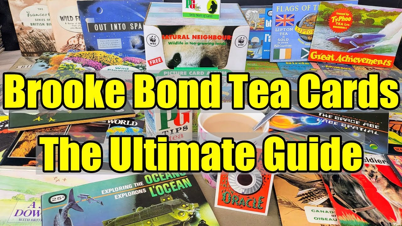 Vintage - BROOKE BOND - Tea Cards + Albums - The ULTIMATE Guide