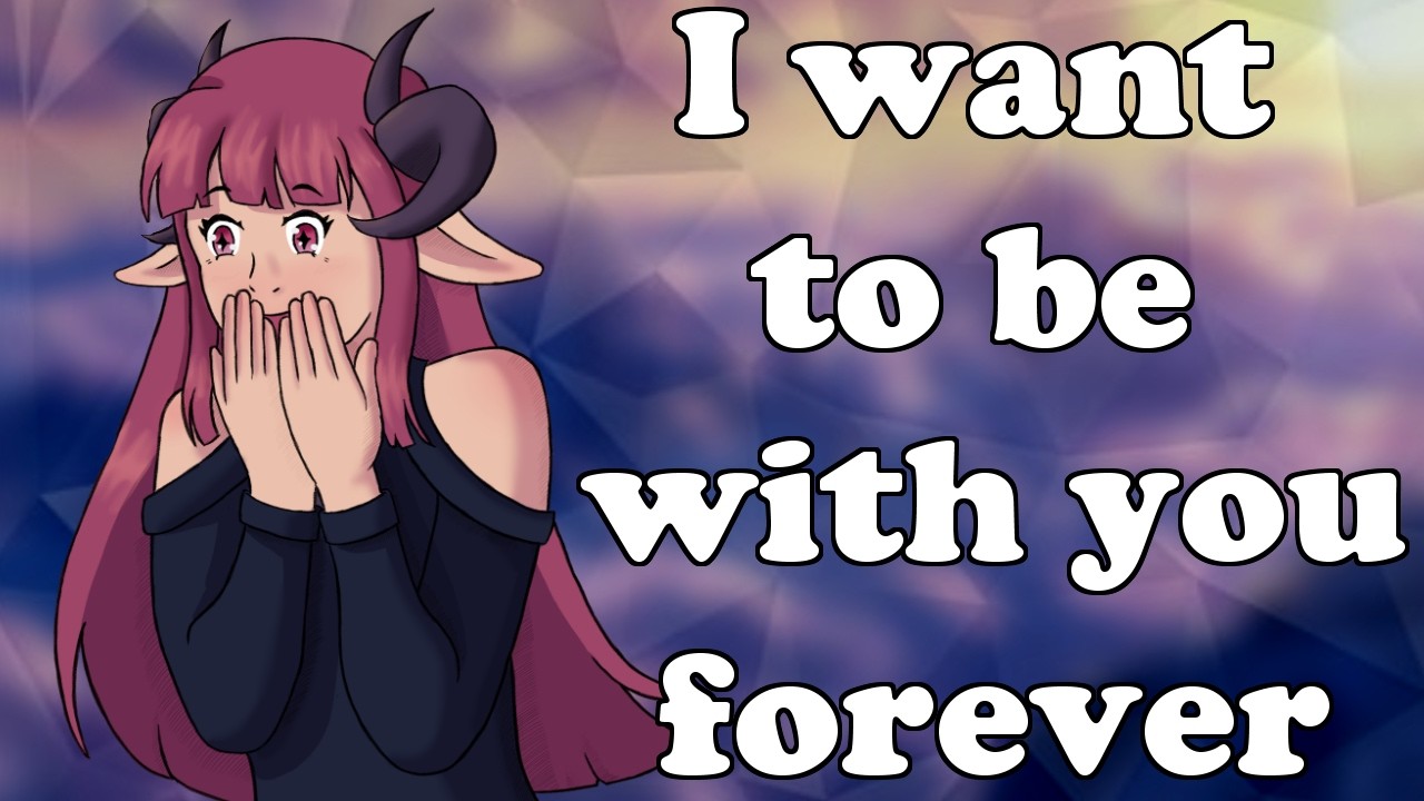{Asmr} Proposing to your demon girlfriend [f4a] [kisses] [love bombing] [wholesome] [magic listener]