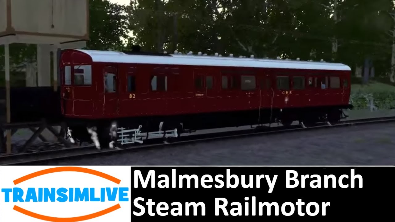 Train Simulator 2018 - Puffing Along The Branch - Steam Railmotor On The Malmesbury Branch Line