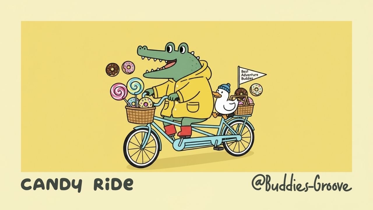 Candy Bike Journey 🚲 Happy Indie Pop Vibes