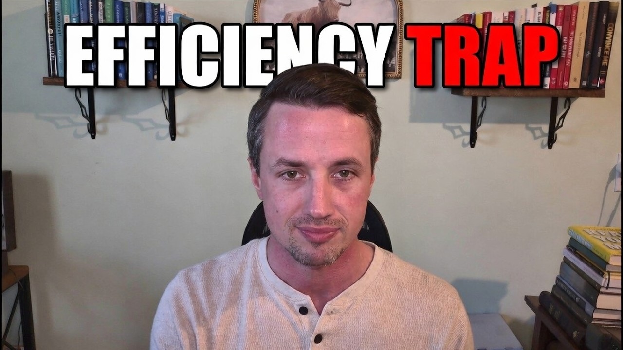 Doing less might get you more (the efficiency trap)