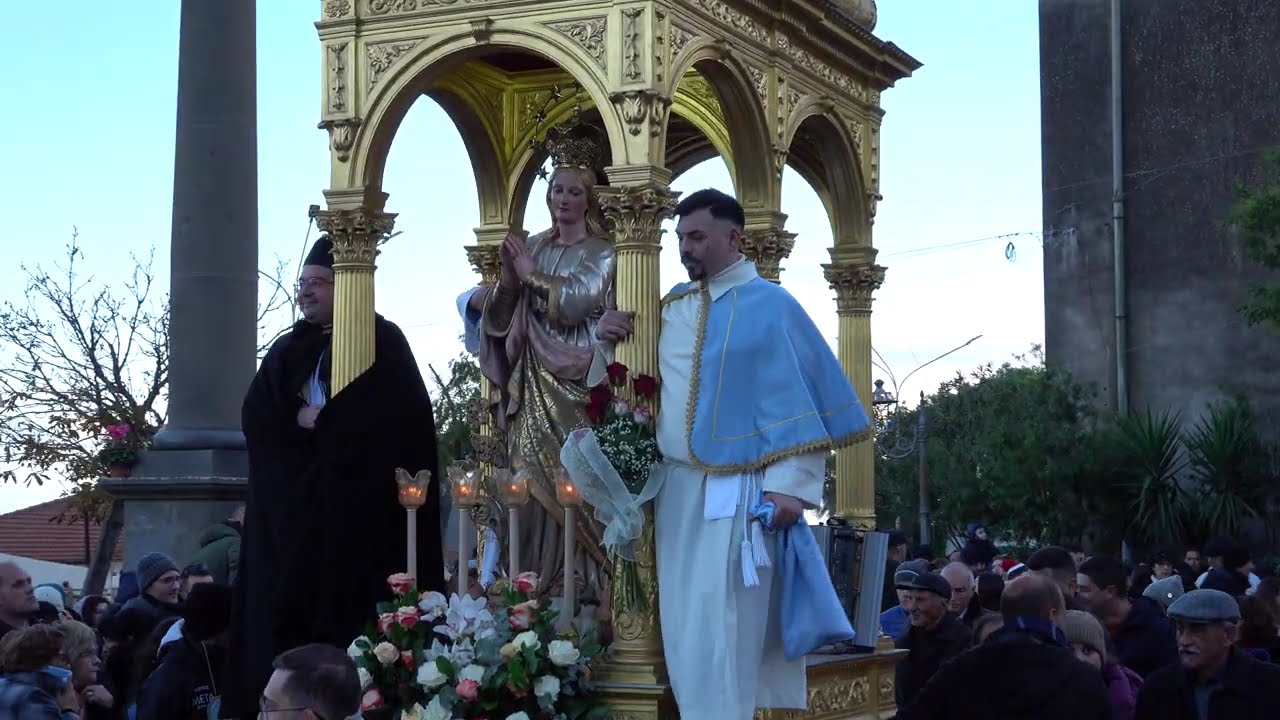Dagala 8 Dicembre 24 Tradizionale Cantata alla Madonna Immacolata accompagnata dal Corpo Bandistico