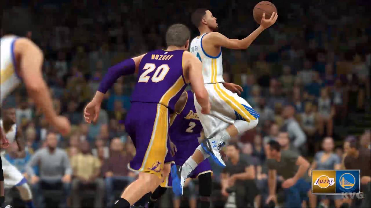 NBA 2K17 - Los Angeles Lakers vs Golden State Warriors | Gameplay (PC HD) [1080p60FPS]