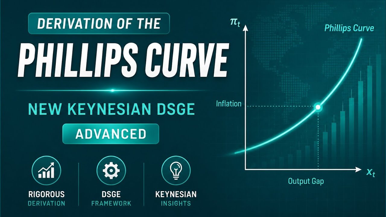 🌿Derivation of the New Keynesian Phillips Curve | Three-Equation DSGE Model🌿