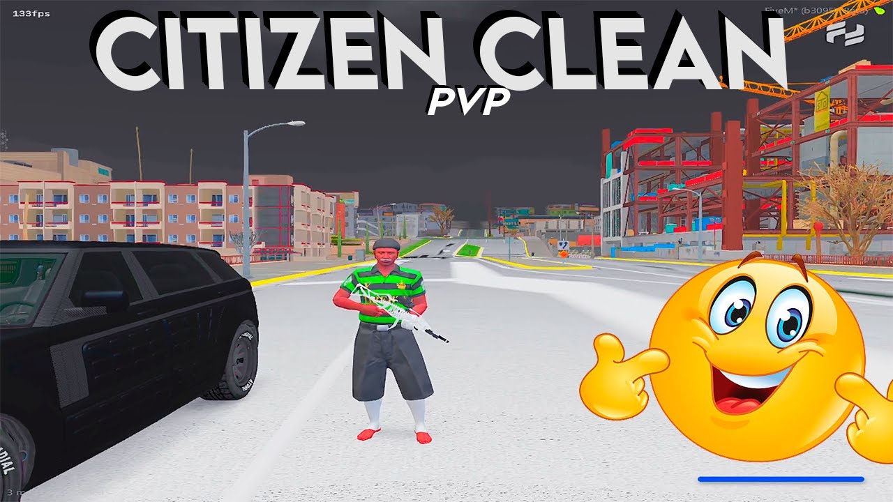MELHOR CITIZEN CLEAN PARA PVP E COM CEU CINZA | BOA PARA RP E COMO CONFIGURAR O FIVEM PARA MAIS FPS