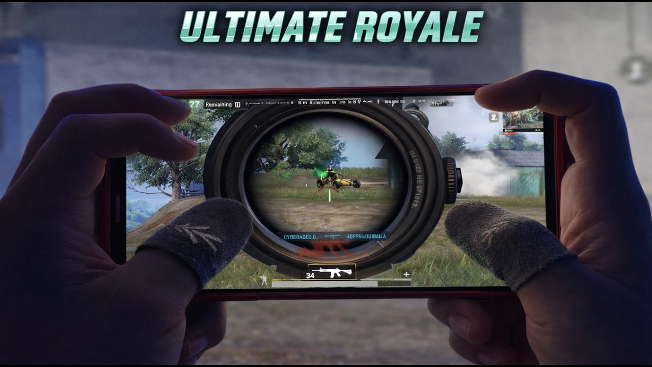 1vs4 Clutches in Ultimate royale (handcam) iPhone 13 |🔴 LIVE |
