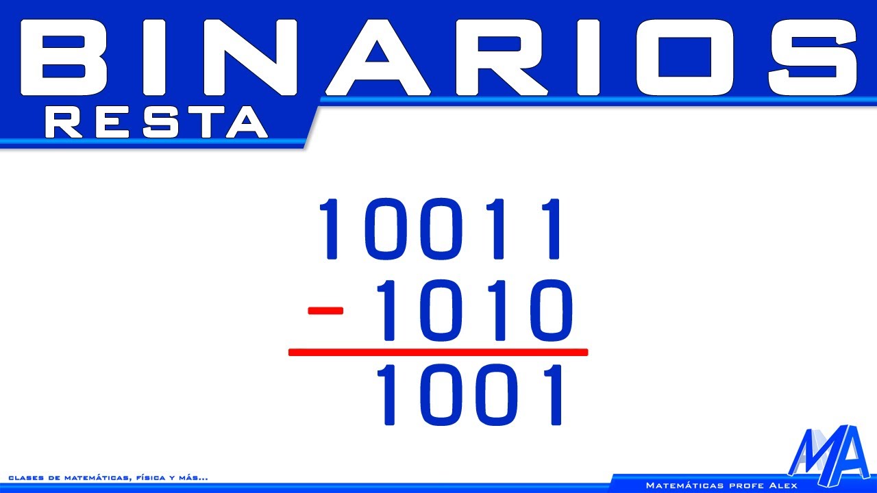 Resta de números binarios | Método 1