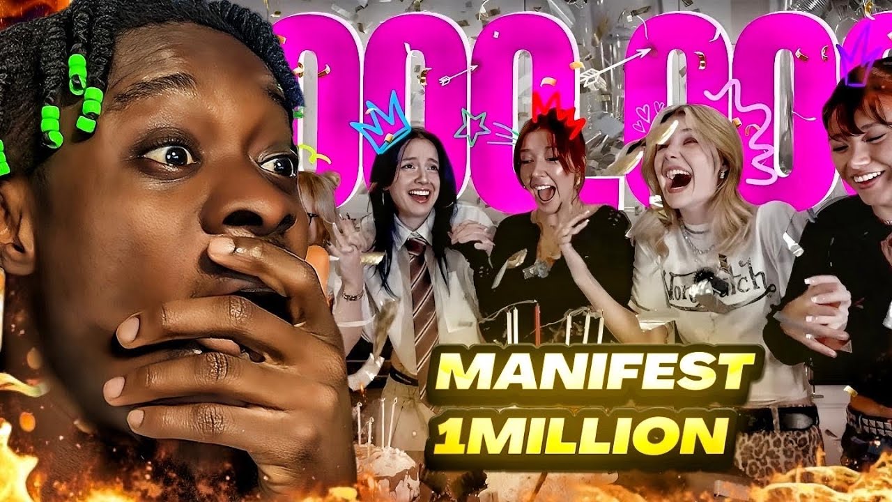 Реакция на специальное видео Manifest, посвященное 1 миллиону подписчиков.