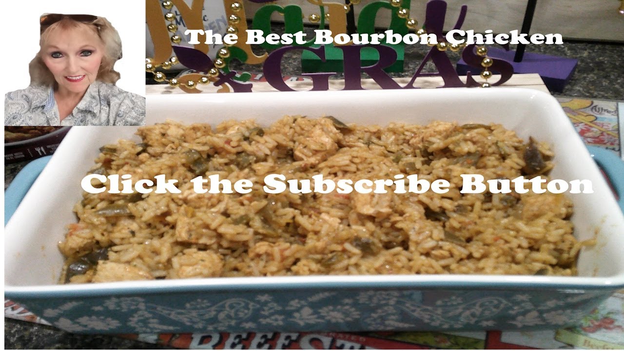 The Best Bourbon Chicken by Zatarain's for Mardi Gras