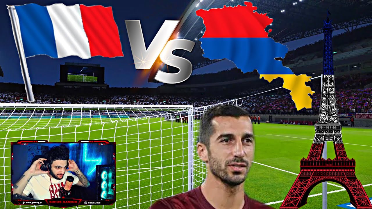 1/2 ⚽️🔥 Հայաստանի Ֆուտբոլի Հակառակ կողմը 🥲🤩 vs France 🇫🇷