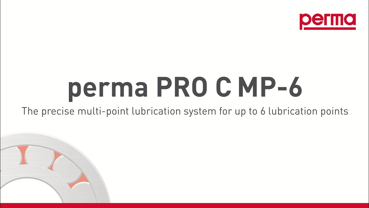 perma PRO C MP-6 – Automatic lubrication system