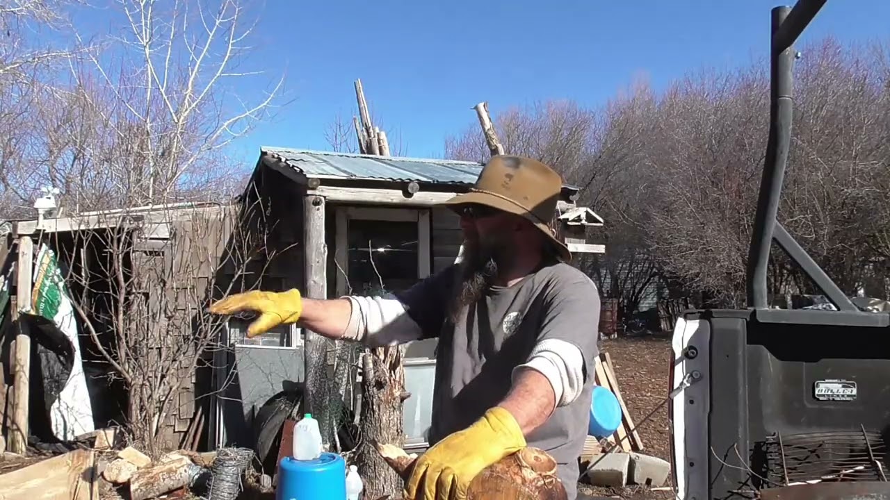 GARDENING in FEBUARY??? In IDAHO?!? REALLY? BUT Still Putting WOOD up JUST in CASE