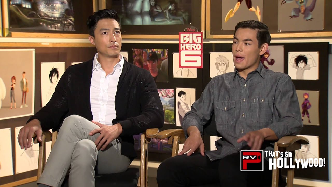Big Hero 6 - Ryan Potter & Daniel Henney Interview with Chris Trondsen